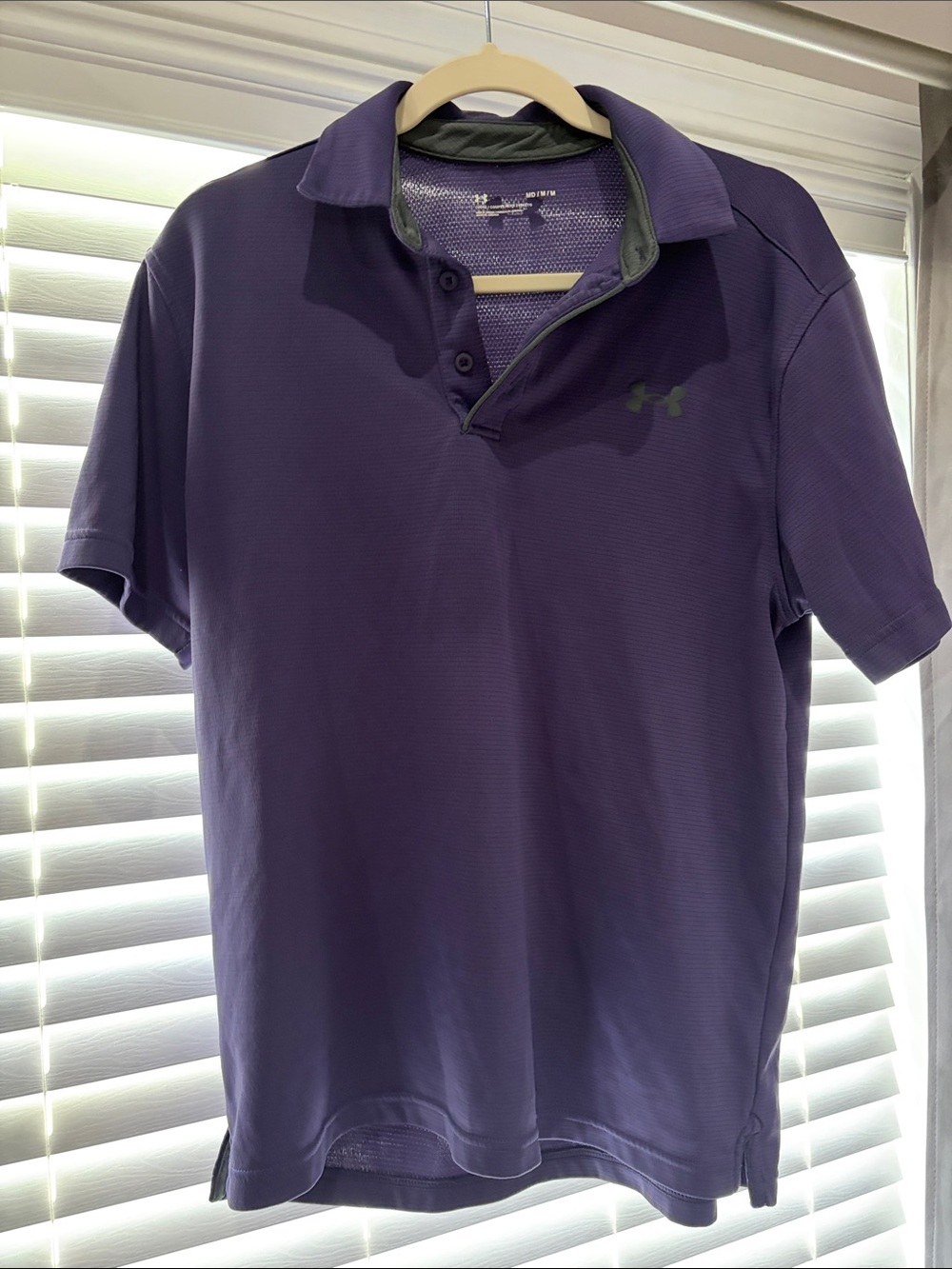 Under Armour Men’s Purple Performance Polo Shirt